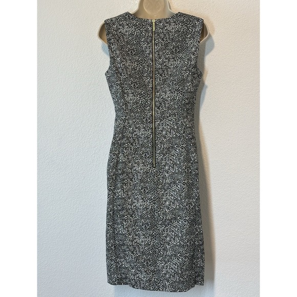 Calvin Klein Size 10 Sheath Dress Black & White SlimmingCore Piece Career Event - Picture 3 of 8